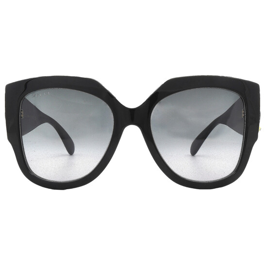 Gucci Grey Butterfly Ladies Sunglasses GG1407S 001 54  display picture 2
