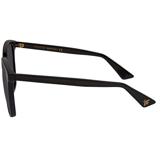 Gucci Black Cat Eye Ladies Sunglasses GG0024S 001, 58 - 16-140 Gucci GG0024S 001 - Sunglasses for Woman – LookerOnline main image 4