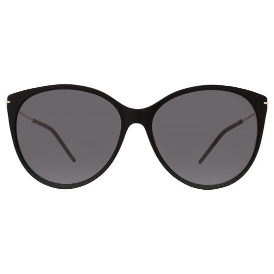 Gucci Grey Cat Eye Ladies Sunglasses GG1268SA 001 58