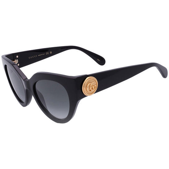 Gucci Grey Cat Eye Ladies Sunglasses GG1408S 001 52