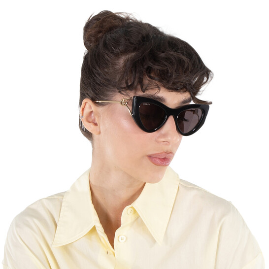 GUCCI キャットアイフレムサンクラス GG1565S 001 Gucci GG1565S 001 Sunglasses - US
