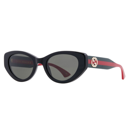 Gucci Grey Cat Eye Ladies Sunglasses GG1862S 001 52