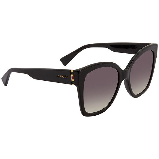 Gucci Grey Gradient Butterfly Ladies Sunglasses GG0459S 001  display picture 2