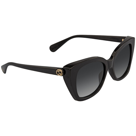 Gucci Grey Gradient Butterfly Ladies Sunglasses GG0921S 001