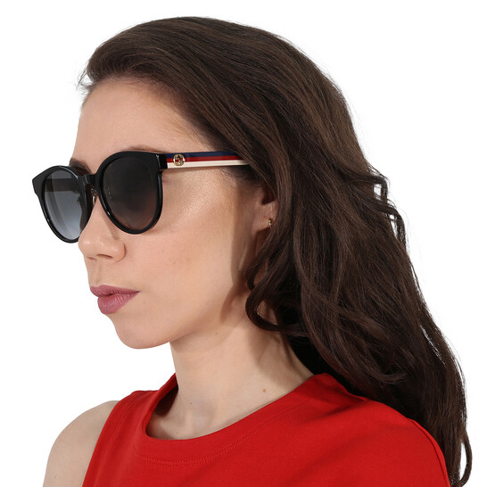 Gucci Grey Gradient Cat Eye Ladies Sunglasses GG0416SK 001  display picture 1