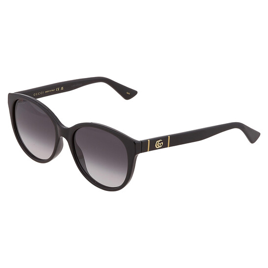 Gucci Grey Gradient Round Ladies Sunglasses GG0631S 001 56