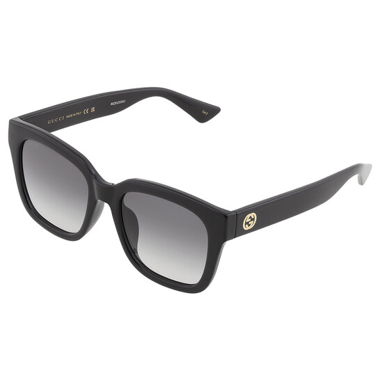 Gucci Grey Gradient Square Ladies Sunglasses GG1338SK 003 54  display picture 2