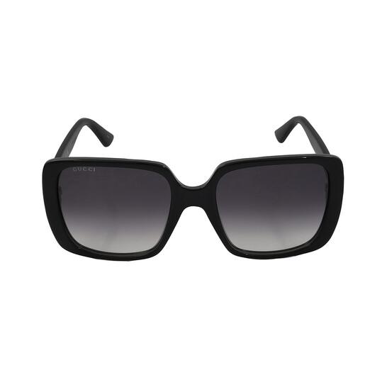 Gucci Grey Gradient Square Ladies Sunglasses GG0632S 001 56