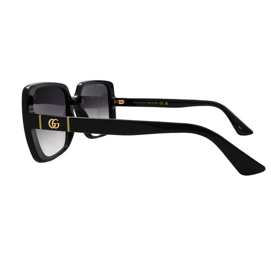 Gucci Grey Gradient Square Ladies Sunglasses GG0632S 001 56