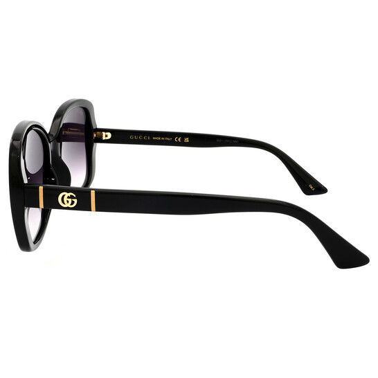 Gucci Grey Gradient Square Ladies Sunglasses GG0762S 001 56