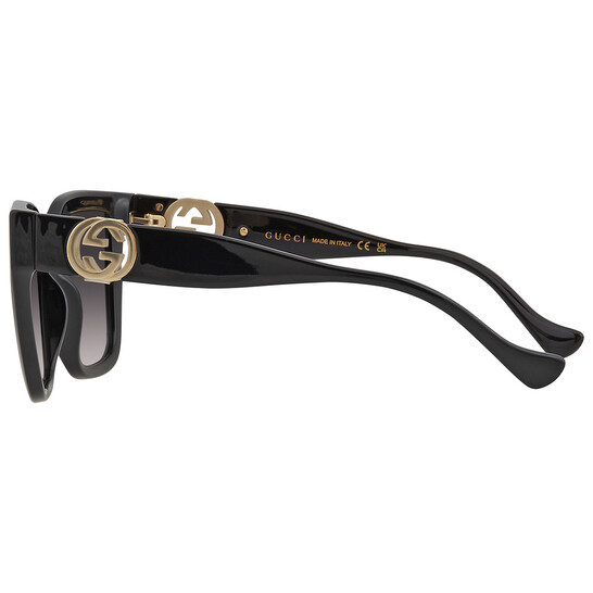 Gucci Grey Gradient Square Ladies Sunglasses GG1023S 008 54  display picture 1