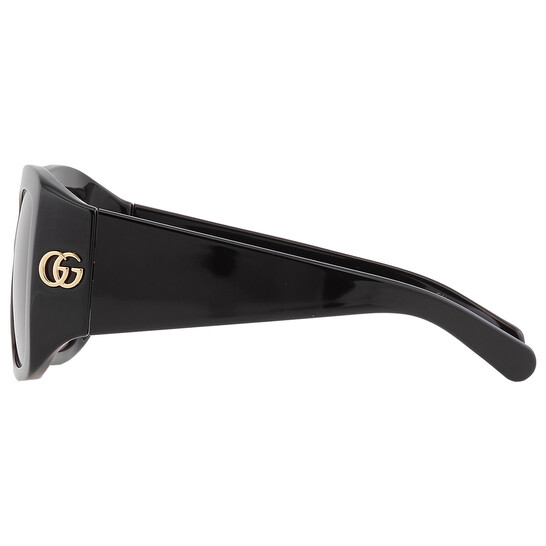 Gucci Grey Ladies Square Sunglasses GG1402S 001 55  display picture 1