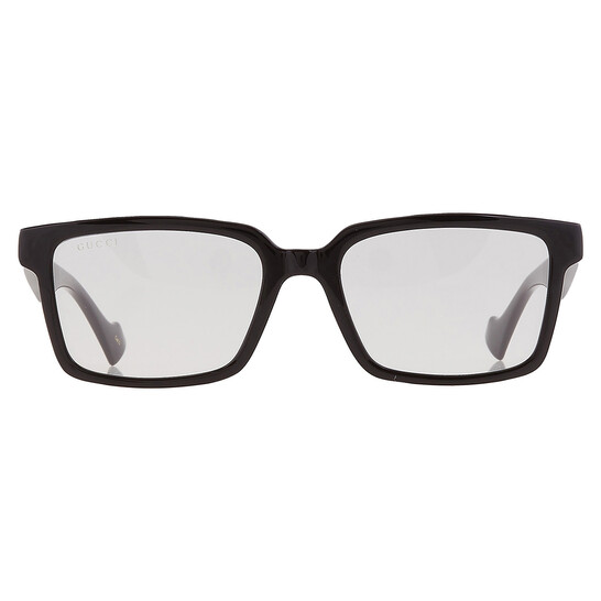 Gucci Grey Logo Clip-On Rectangular Men display picture 1