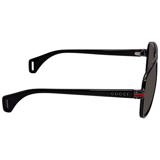 100% original Men  GUCCI WEB GG1048S-004 SUNGLASSES Gucci Grey Navigator Men main image 4
