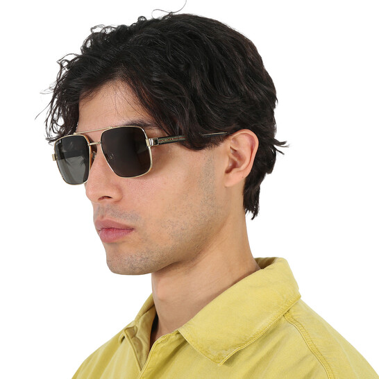 Gucci Grey Navigator Men display picture 2