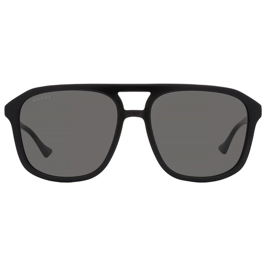 ღ Gucci Grey Navigator Men's Sunglasses GG1494S 001 57 889652470757