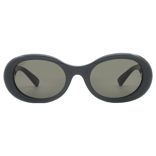 Gucci Grey Oval Ladies Sunglasses GG1587S 001 52  display picture 1