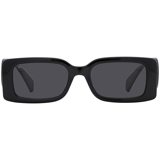 Gucci Grey Rectangular Ladies Sunglasses GG1325S 001 54