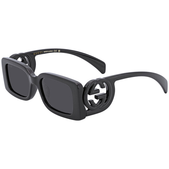Gucci Grey Rectangular Ladies Sunglasses GG1325S 001 54
