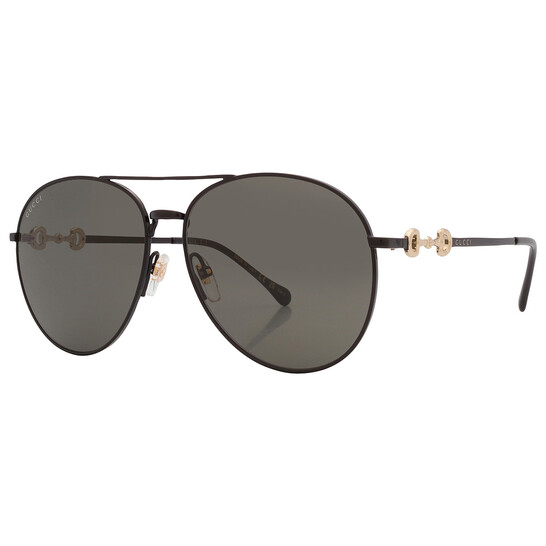 Gucci Grey Pilot Ladies Sunglasses GG1698S 001 60  display picture 1