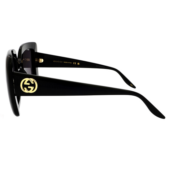 Gucci Grey Rectangular Ladies Sunglasses GG0896S 001 52  display picture 1
