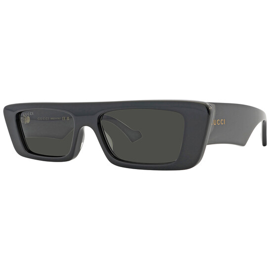 Gucci Grey Rectangular Men's Sunglasses GG1331S 001 54