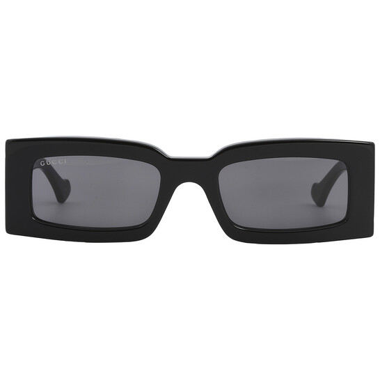● GUCCI ● サングラス Rectangular Black / Grey / 53mm Gucci 53MM Rectangular Sunglasses | Saks Fifth Avenue