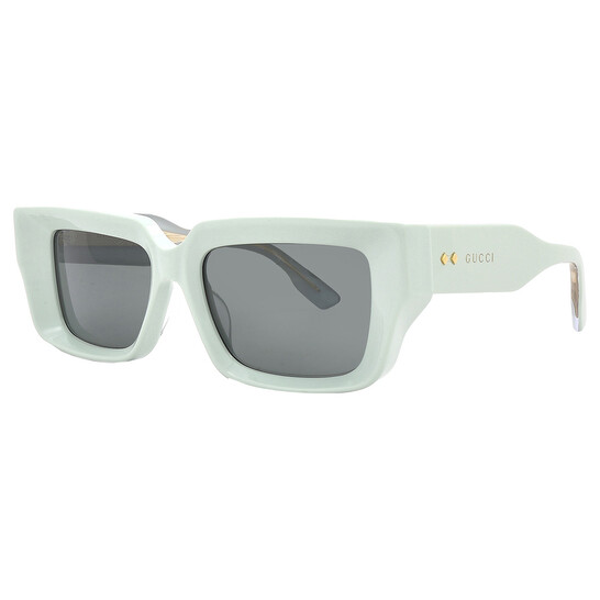 Gucci Grey Rectangular Unisex Sunglasses GG1529S 003 54