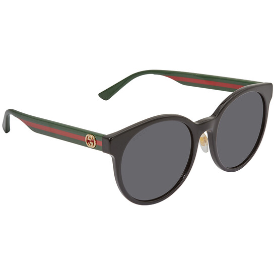 Gucci Grey Round Ladies Sunglasses GG0416SK 002 55  display picture 2