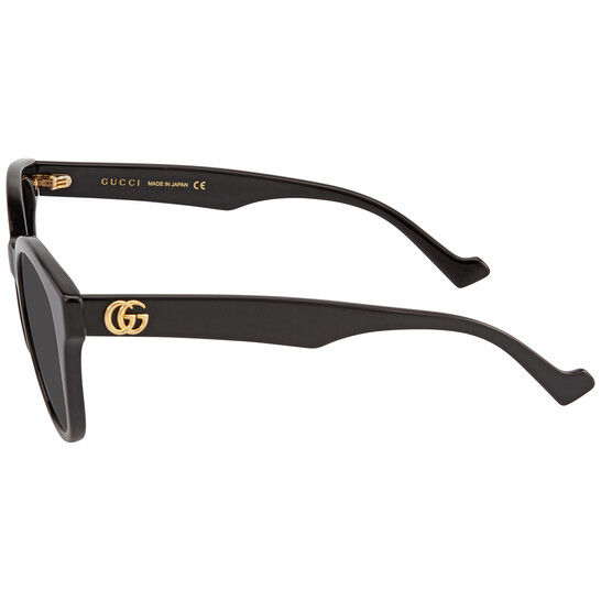Gucci Grey Round Ladies Sunglasses GG1002SK 001 56
