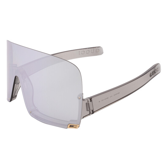 Gucci Grey Shield Ladies Sunglasses GG1631S 013 99  display picture 2