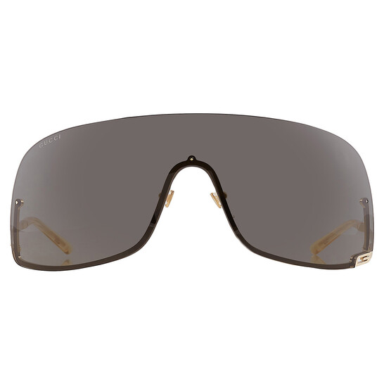 Gucci Grey Shield Unisex Sunglasses GG1560S 001 99 889652473116