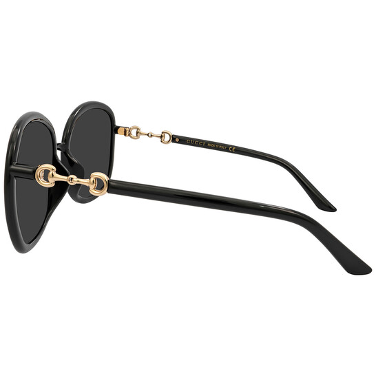 Gucci Grey Square Ladies Sunglasses GG0892SA 001 60