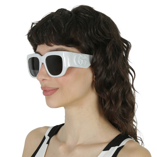 Gucci Grey Square Ladies Sunglasses GG1545S 003 53  display picture 3