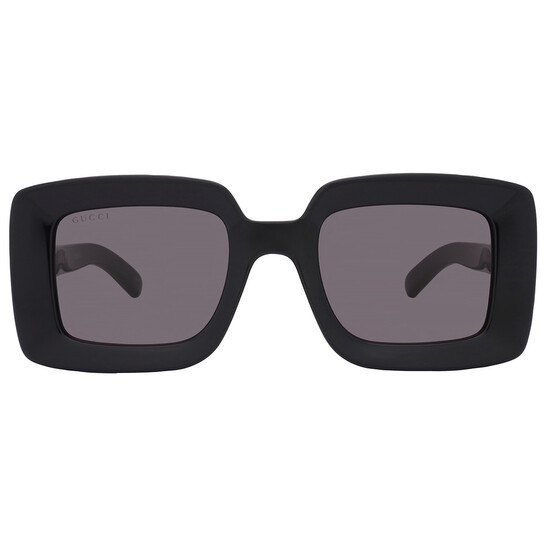 Gucci Grey Square Ladies Sunglasses GG1718S 001 51