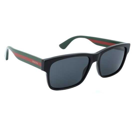 GG Gucci Grey Square Men's Sunglasses GG0340S 006 58