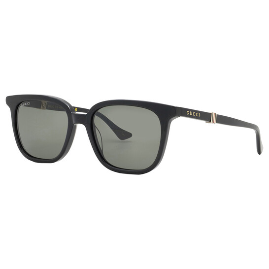 サングラス Gucci Sunglasses GG1493S 001 Black Frame Gucci GG1493S 001 Sunglasses Shiny Black - eye-oo.com