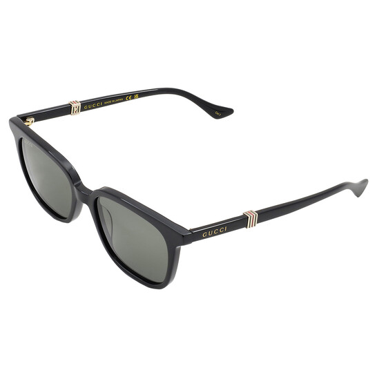 サングラス Gucci Sunglasses GG1493S 001 Black Frame Gucci™ Lido GG1493S Square Sunglasses | EyeOns.com