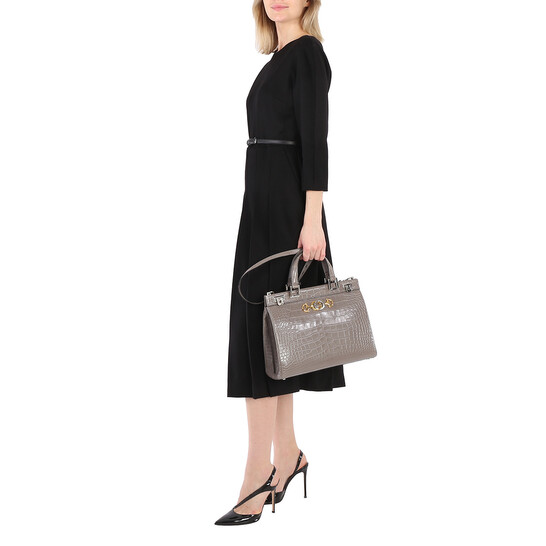 バッグ NYXX P.O.M CIRCULAR BAG CHARCOAL Black Kora Metallic-Accent Moon Bag - CHARLES & KEITH US