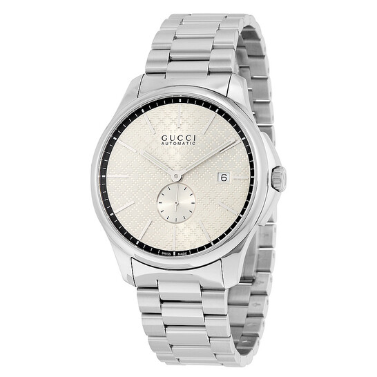 Gucci G-Timeless Automatic Silver Dial Men's Watch YA126320