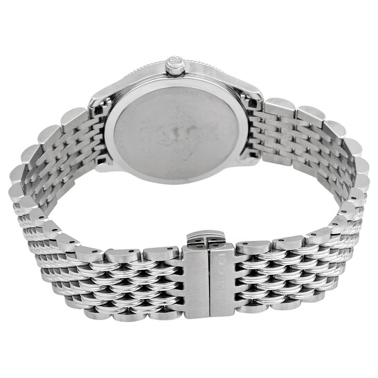 Gucci G-Timeless Quartz Silver Dial Ladies Watch YA1265019