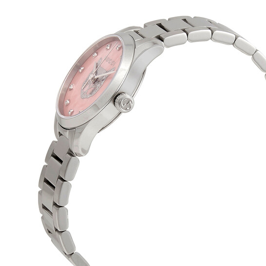 Gucci G-Timeless Quartz Diamond Ladies Watch YA1265025