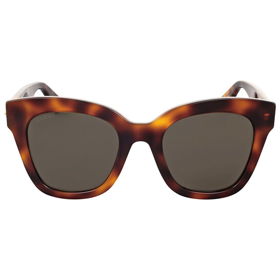 GUCCI GG0029s 002 Shiny Dark Havana Cat-eye Sunglasses Gucci | Accessories | Gucci Gg029s 002 Shiny Dark Havana  main image 4