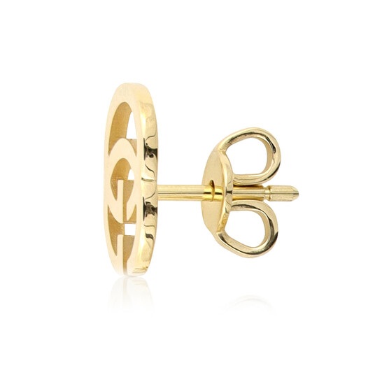 [GUCCI] Icon GG Tissue Stud 18K イエローゴールド・イヤリング Gucci Icon GG Tissue Stud Earrings YBD094074002 - Jewelry