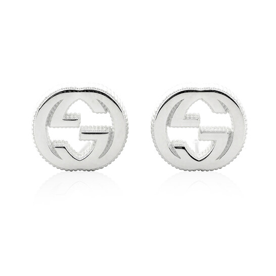 【GUCCI】EARRING Gucci Link to Love studded earrings in 18k yellow gold