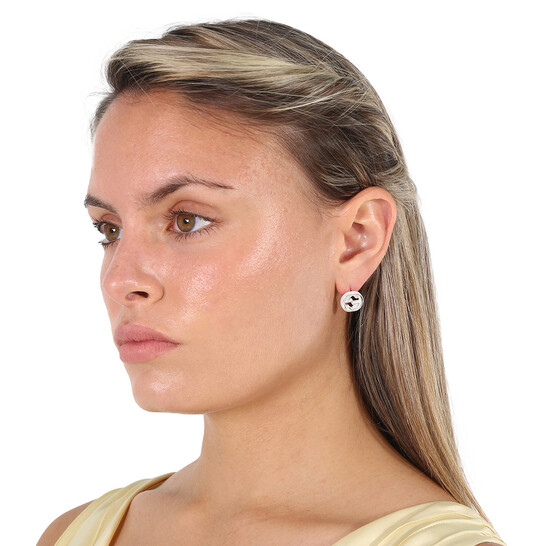 【Gucci】ピアス Interlocking G Silver Pierce Gucci Interlocking G Stud Earrings | Neiman Marcus