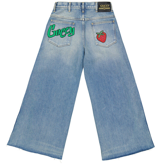パンツ GUCCI Women Straight Pants 816478XDC7X Blue 28863078_58119614_600.jpg