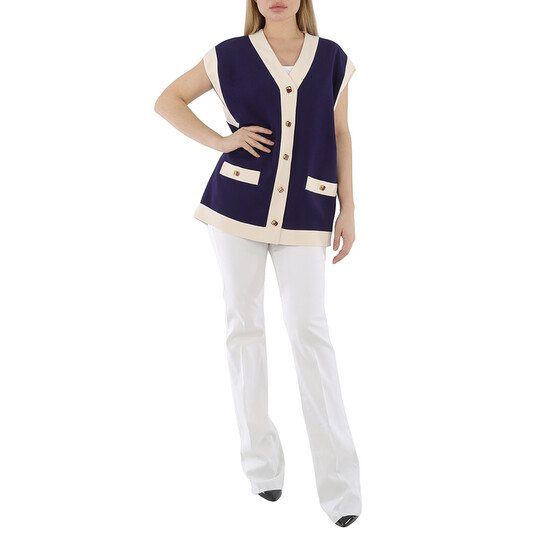 Gucci Chevron Lamé V-Neck Vest s-l400.jpg