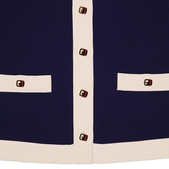 【送料&関税込】Gucci Embroidered Cotton Vest GUCCI - Embroidered Cotton-Jacquard Sweater Vest - Neutrals