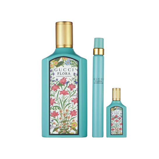 Gucci Ladies Flora Gorgeous Jasmine Gift Set Fragrances